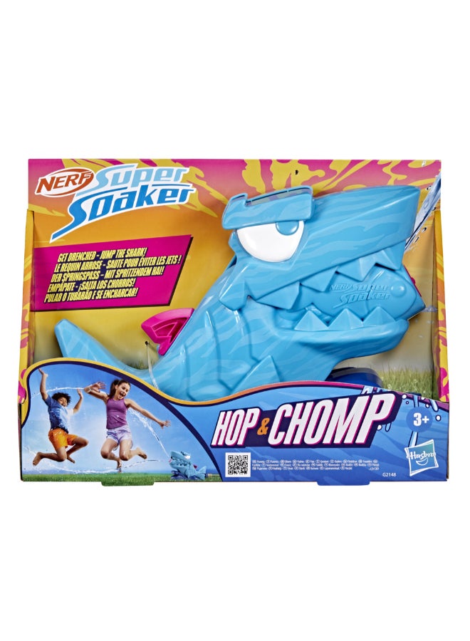 SUPER SOAKER Nerf Super Soaker Hop & Chomp Water Toy | Sprays Streams of Water | Chomping Jaws | Attaches to Garden Hose Outdoor Sprinkler Toy for 3+ Years | G2148 - Image 5